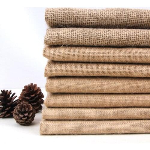 150/160cmx100cm Coarse Linen Fabric Plus Thick Jute Linen Vintage Decoration Handmade Diy Tablecloth Old Coarse Cloth Sack Cloth