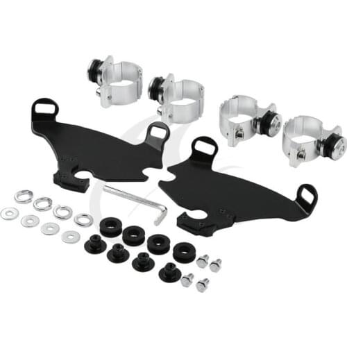 39MM Fork Bracket Gauntlet Fairing Trigger Lock Mount Kit For Harley Sportster XL XL883 XL1200