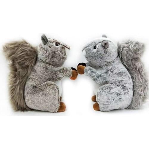 Cute Simulation Squirrel Animal Stuffed Doll Soft Fluffy Sofa Couch Home Decor Children Animal Stuffed Toy Birthday Gift