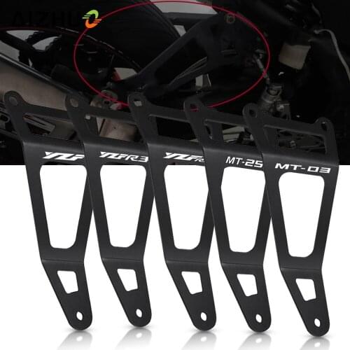 YZF Motorcycle Accessories Rear Foot Peg Footrest Blanking Plates FOR YAMAHA YZFR25 YZFR3 YZF-R25 YZF-R3 MT-25 MT25 MT-03 MT 03