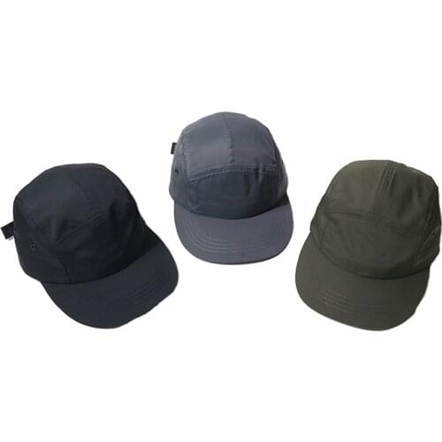 Men 5 Panels Baseball Cap Solid Colors Quick Dry Women Outdoor Casual Sun Hat Retro Hip Hop Trucker Student Gorra
