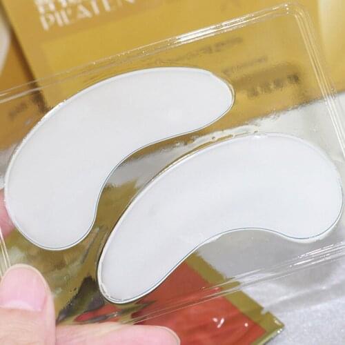 50pairs Crystal Collagen Eye Mask Eyelid Patch Moisture Water Whitening Relieve Dark Circles Puffiness Eyes Anti-Wrinkle