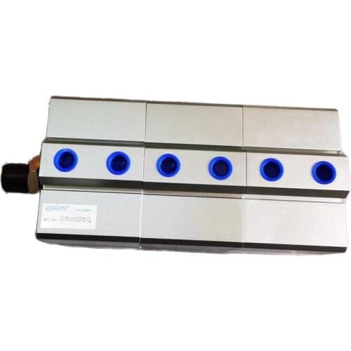 Pneumatic Compact air cylinder Bore 100mm, stroke 15mm 3stage