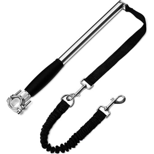 Universal Pet Bicycle Traction Belt Rope Bike Leash Belt Keeper for Big Dog/Puppy for Hiking Traction Rope with Spring