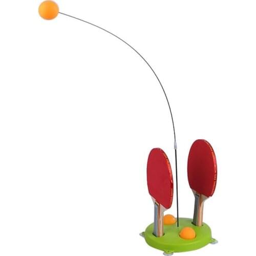 Adjustable 96cm Table Tennis Trainer Set Children Rebound Elastic Flexible Shaft Outdoor Table Tennis Training Equipment For Kid