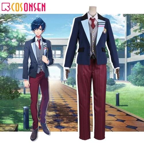 DREAM!ing School uniform Cosplay Mochitsuki​ Yuma Costume full set COSPLAYONSEN custom made