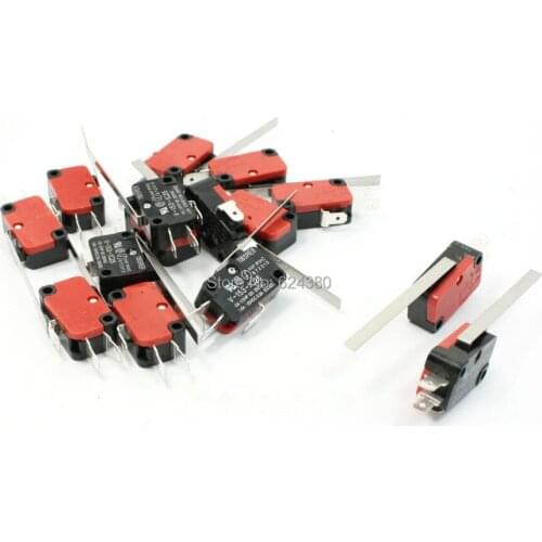 V-153-1C25 SPDT 1 NO 1 NC Long Straight Hinge Lever Arm Limit Micro Switch