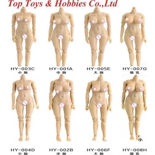 1/12 Scale Half-encapsulated Joint Female Body for 6 Inches Suntan/Pale Skin Seamless Body with Head Whole Set Body Doll Toy