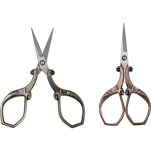1Pc Retro Scissors Window Scissors for Cutting Sewing Thread Paper Hand Sewing Tools DIY Sewing Supplies