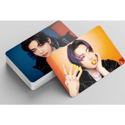 55PCS/SET Kpop Bangtan Boys Lomo Card Poster 8th Anniversary Family Portrait BUTTER FESTA PERSONA Collection Cartoon Photocard