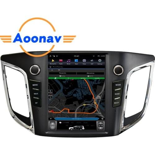 AOONAV 10.4 inch car autoradio DVD player for-Hyundai IX25 Creta 2014-2018 GPS navigation vertical screen stereo Android 9.0