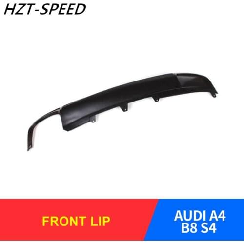 Black PU Primer Car Rear Bumper Lip Diffuser For Audi A4 B8 Standard Sedan 4 Door 2009-2012