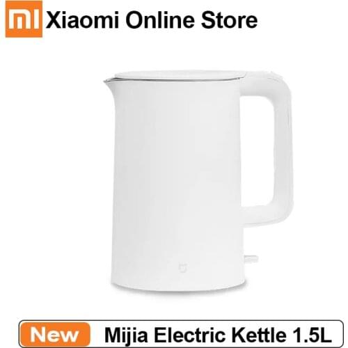 Xiaomi Mijia Electric Kettle 1.5L Auto Power-off Protection Smart Water Boiler Instant Heating Stainless Steel Teapot