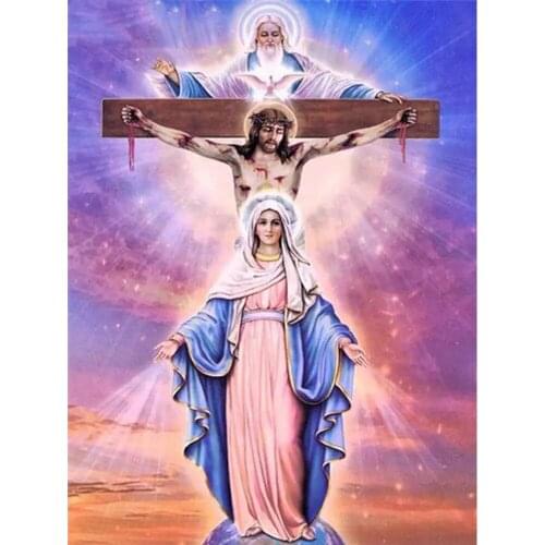 Jesus Religious Square Diamond / Round Diamond Painting, Full Embroidery, Cross Stitch, DIY Home-made Decorative Painting