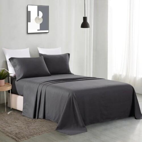 PHF 100% Microfiber Bed Sheets And Pillowcases Queen King Bed Linen Set Hypoallergenic Breathable Sheets With Elastic