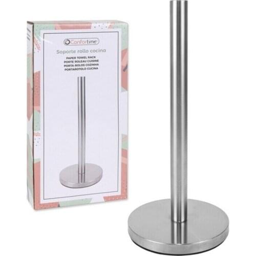 Kitchen Paper holder Confortime Stainless steel (33 Cm)