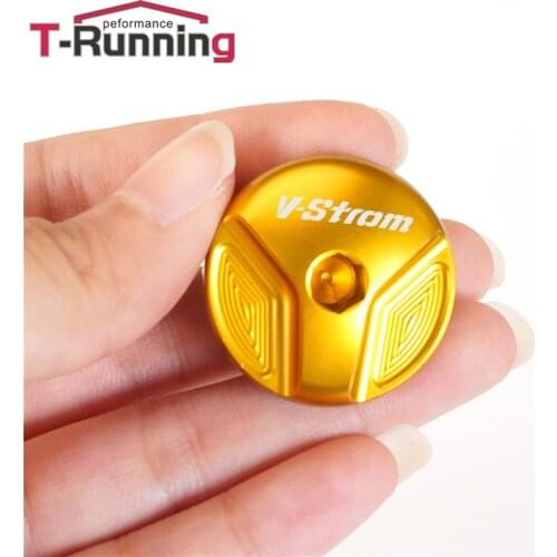 M20*1.5 CNC Motorcycle Engine Oil Filler plug Cover For SUZUKI V-Strom 650/XT 1000/XT DL1000/DL650 Oil CUP Oil Fill Cap