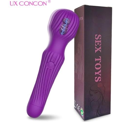 Powerful 18 Speeds Dildo Vibrator AV Magic Wand G-Spot Massager Sex Toys For Women Couples Clitoris Stimulate Goods for Adults