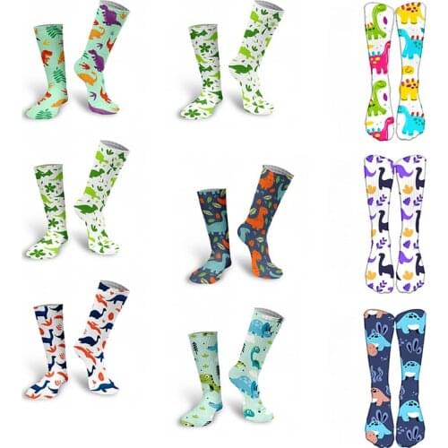 Cartoon Dinosaur Socks Fashion Boys Girls Crew Cotton Socks Korea Harajuku Style Kawaii Funny Lovely Original Design Socks