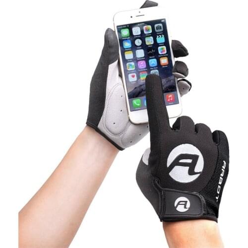 Outdoor Long 1 Pair Full Finger Cycling Touch Screen Gloves Men Women Phone Touch Mtb Mountain Bike Cycling Fitness Gloves