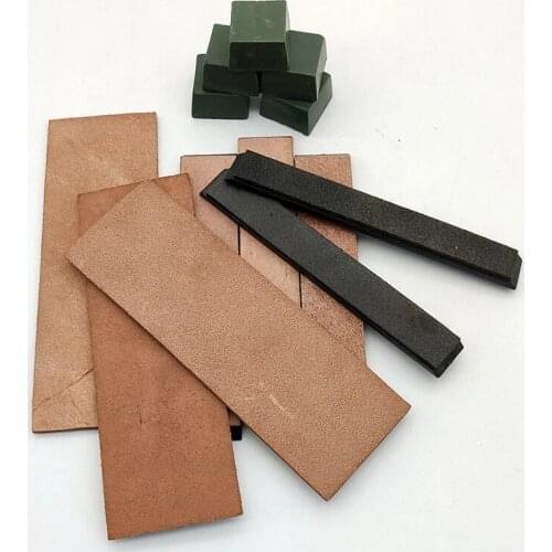 Sharpened leather Compound Grinding Knife Paste Sharpening wax grinding polishing knife sharpener Leather machine Honing Strop