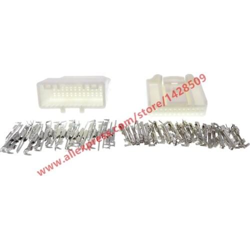 5 Sets 24 Pin Automotive Audio Navigation Rearview Connector Auto Plug Female Male Socket 1473413-1 1318917-1