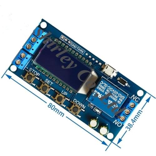 XY-LJ02 Timer Relay Delay Switch Module Input/Output Switch Time-delayed trigger Cycle timing circuit switch