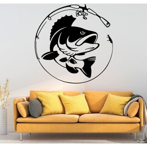 Modern fish Waterproof Wall Stickers Home Decor Bedroom Nursery Decoration Removable Decor Wall Decals