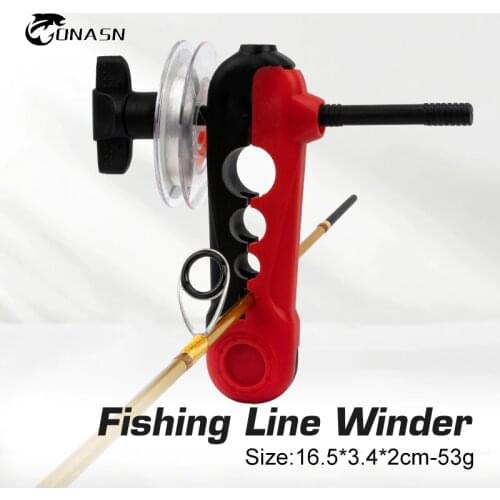 ONASN Fishing Tools Portable Fishing Line Winder Spooler Machine spinning & Baitcasting Reel spool Spooling Station System Tool