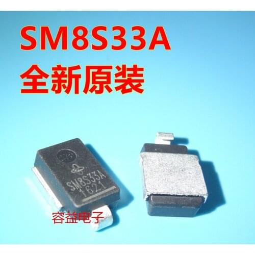 5PCS SM8S33A SM8S33A-E3 ESD suppressor /TVS diode 6600W, 5% For Automotive TVS Transient Diode DO218AB