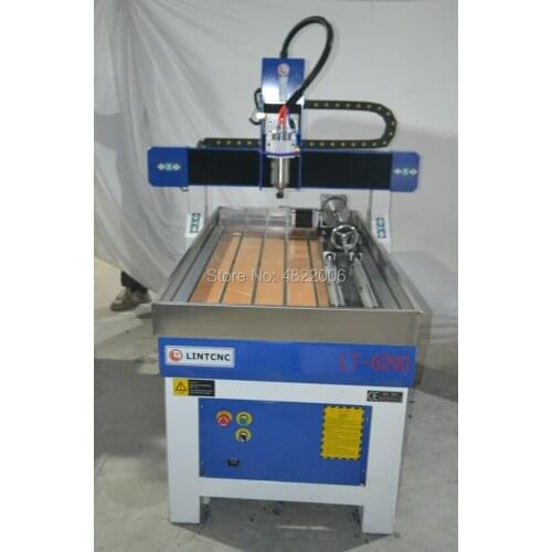 2,2kw 4 axis 6090 wood cnc router milling and carving machine made in China