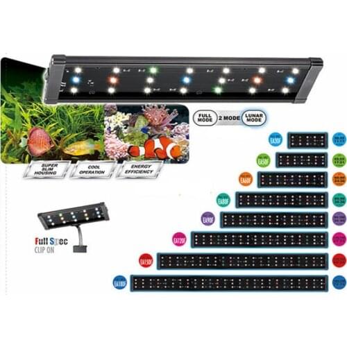 Aquarium LED Light Adjustable Ultra Slim Aquarium Fish Tank Dimmable LED Light Lamp Clip Aquatic Decor