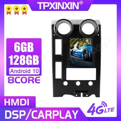 Android 10.0 4G+64GB Car GPS Navigation For Hummer H2 2004-2009 Tesla Style Head unit Multimedia player Auto Radio Tape Recorder