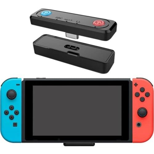 Bluetooth 5.0 Audio Transmitter Adapter USB Receiver for Switch/Switch Lite/PS4
