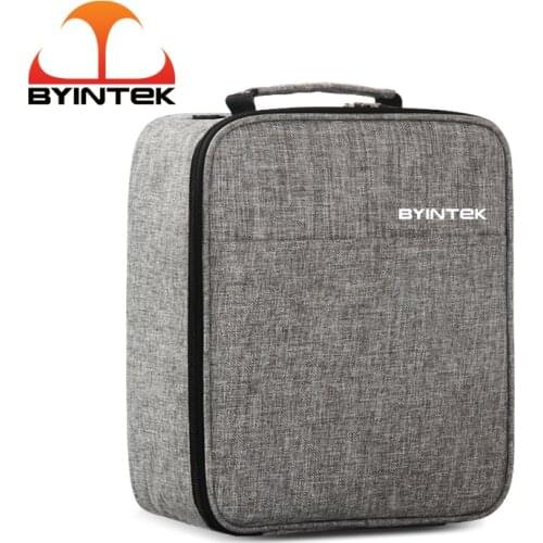 BYINTEK Projector Luxury Storage Case,Travel Bag , for SKY K1 K2 K7 K9 UFO R19 R15 U20 Pro XGIMI Z6 Z6X Halo MoGo JMGO P2 i6