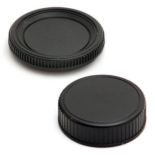 For Pentax PK K Mount Cameras Rear Lens and Body Cap K-7 K-x K-r K-5 K-01 K-30