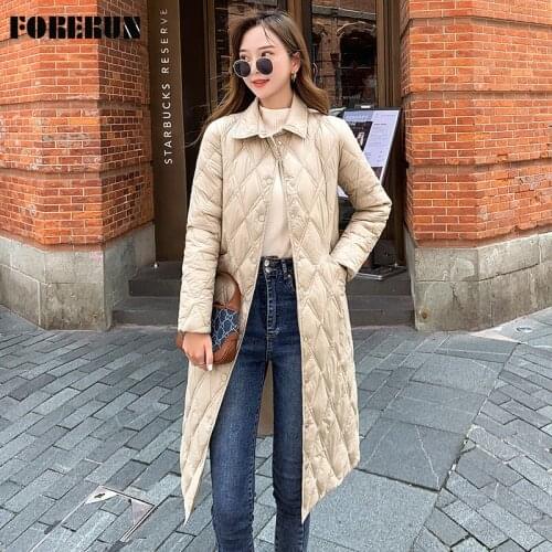 Женские стеганые куртки FORERUN China At AliExpress
