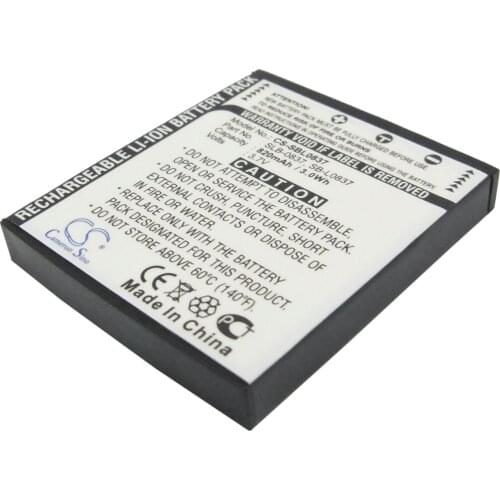 Cameron Sino Camera Replacement Li-ion Battery 820mAh For SB-L0837 BenQ Digimax i5, Digimax Free Tools