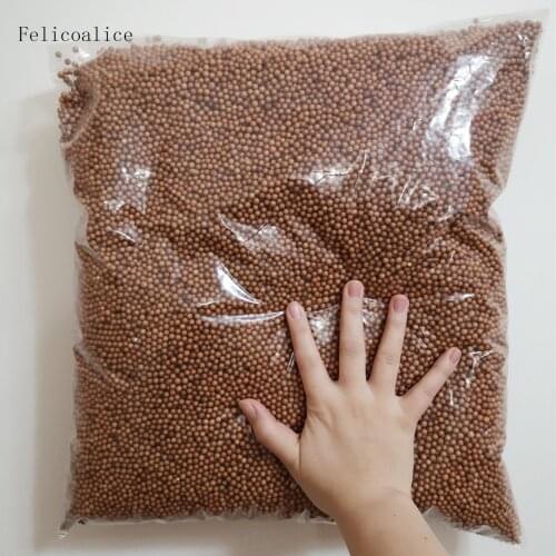 4-6mm Polystyrene Styrofoam Foam Mini Beads Balls DIY Assorted Colors Decoration 250g