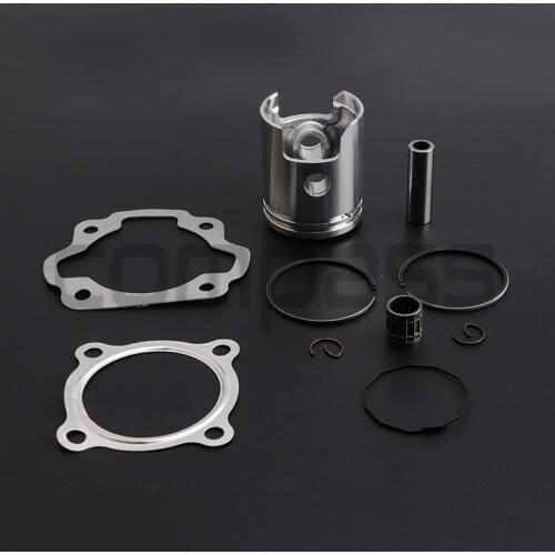 Motorcycle 47mm Piston Kit with Gasket Ring 10mm 12mm Pin For Scooter JOG 50cc 70cc 2 stroke engine yamaha minarelli 1pe40qmb