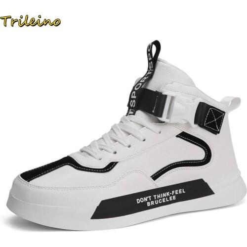 Mens Skateboarding Shoes High Top Leisure Sneakers Breathable Street Shoes Sports Shoes Hip Hop Walking Shoes Chaussure Homme