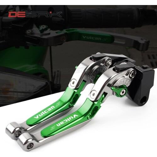 LOGO Vulcan S CNC Adjustable Clutch Brake Levers For KAWASAKI VULCAN S 650 cc 2015 2016 2017 2018 2019 vulcan s 650 cc