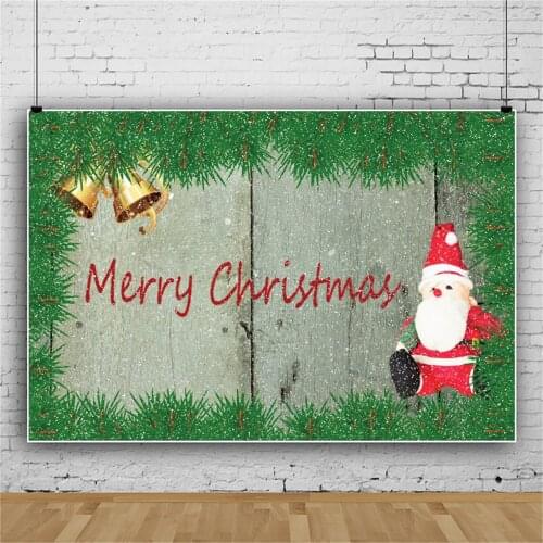 Christmas Wood Backgrounds For Photography Merry Christmas New Year Party Snowman Ring Wreath Photozone Photo Backdrop Photocall