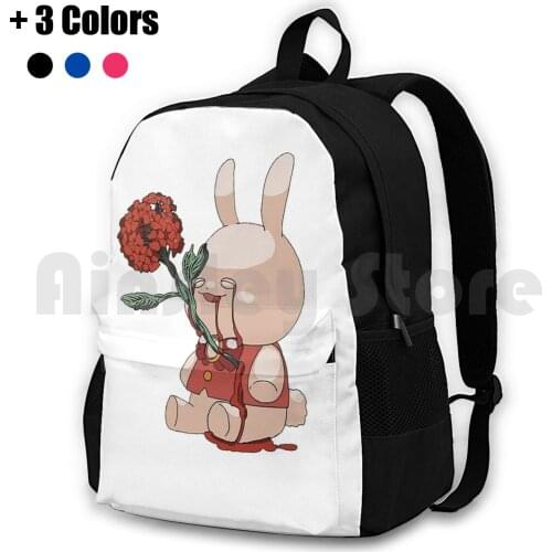 Bunny The Promised Neverland Outdoor Hiking Backpack Waterproof Camping Travel The Promised Neverland Anime Manga Yakusoku No