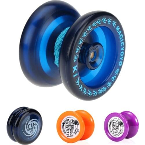 Hot Sale Yoyo Classic Baby Toys Professional Magic Yoyo D1 Spin Plastic Yoyo 8 Ball Bearing with Spinning String for Kids
