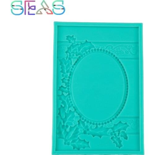 Silicone Molds Cake Free shipping Ancient Lace Frame DIY Cake Tools Jelly and Candy Mold Party Decoration Baking Molds