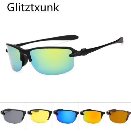 Glitztxunk Polarized Sunglasses Men Brand Designe Driving Fashion Sun Glasses For Woman Male Square Goggles Eyewear Oculos UV400