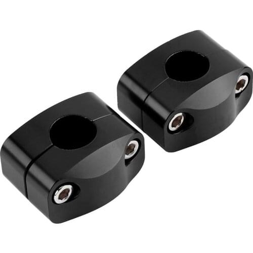 2pcs Motorcycle Universal 22mm/ 0.87inch Handlebar Transfer Fixed Code Clip Code Holder Riser Clamps CNC motorcycle handlebar