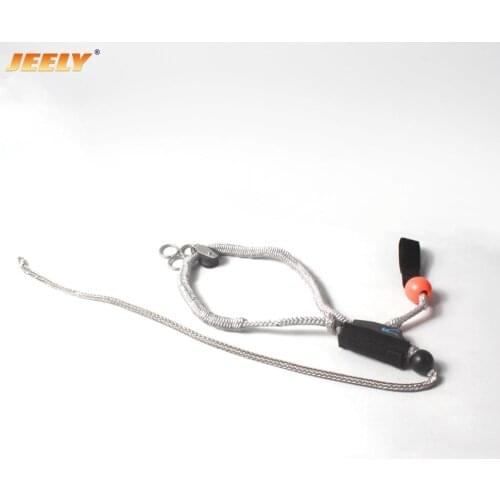 900MM 5mm Thickness UHMWPE Centre QR Line Rope With Bungee System,Pulley,Clam Cleat For Chicken Loop and Kitesurfing Fly Line