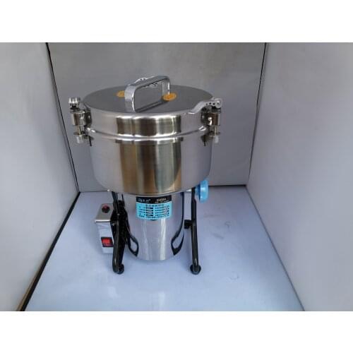 High-speed Electric grinder 4500g ,Chinese medicine Maca Spices Cereals Coffee Dry Food powder crusher Mill Grinding Machine
